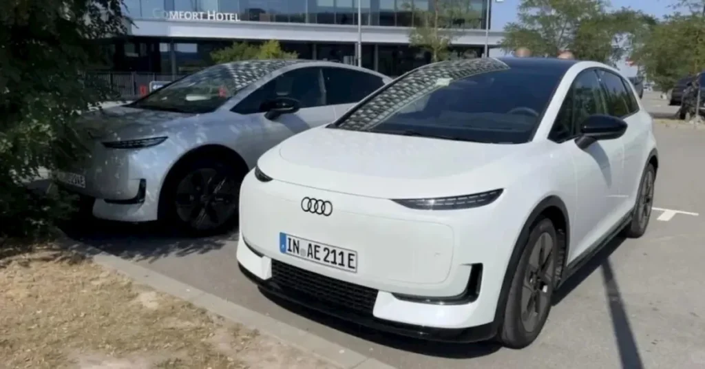 Protótipo do Audi A2 e-tron em testes urbanos