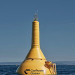 Boia C4 da CorPower Ocean flutuando no oceano