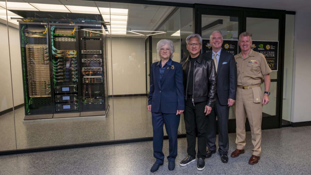 Sistema de supercomputação NVIDIA DGX instalado em centro de dados